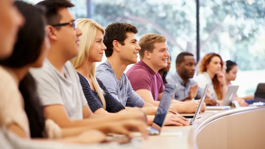 Students in the lecture room